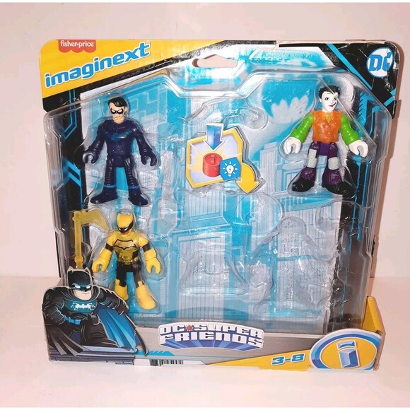 (Lot of 11) 9 Imaginext Fisher Price DC Super Friends/2 VINTAGE Catwoman/Batgirl - Picture 3 of 3